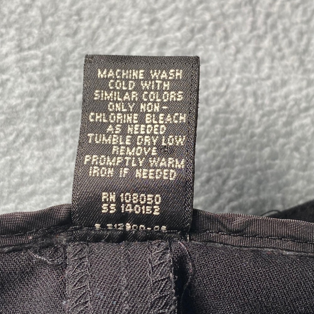 Lane Bryant Capri Pants Women Size 22 Black Cuffed Button Pocket Stretch EUC - Picture 7 of 7